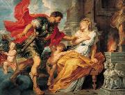 Peter Paul Rubens Marte e Rea Silvia painting